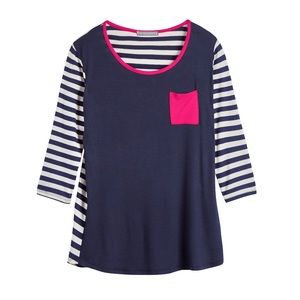 StitchFix Love apella striped shirt